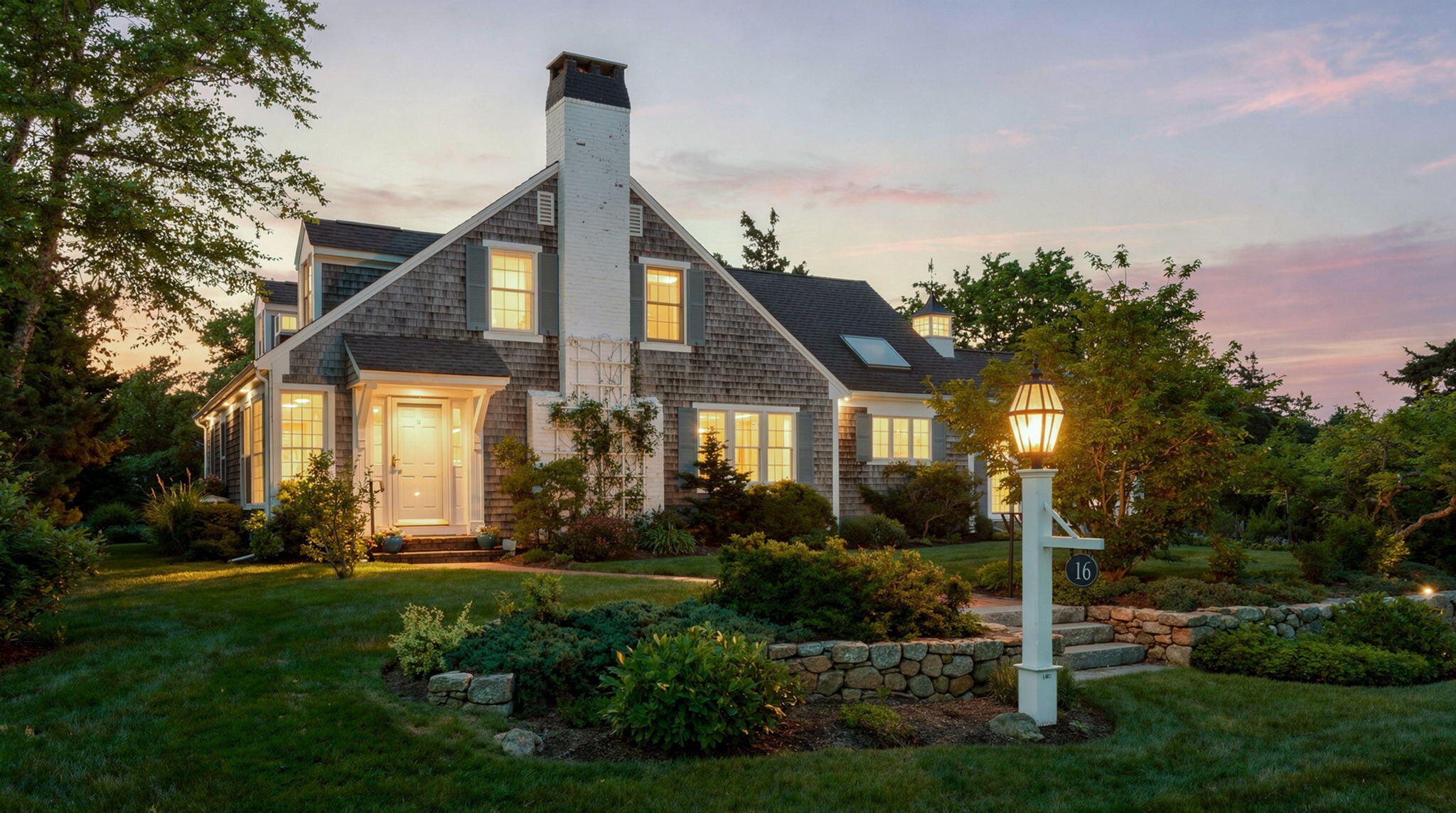 16 Old Salt Works Road Chatham, MA 02633 - Photo 59 of 69 a front view of house with a garden