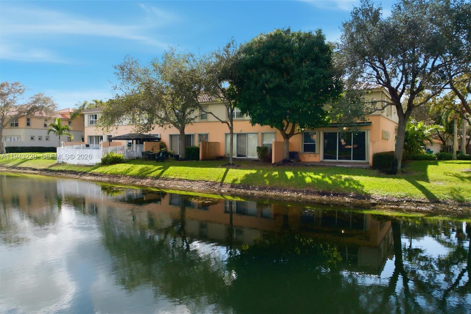 16367 Southwest 48th Street Miramar, FL 33027 - Photo 28 of 41 a view of a lake with houses