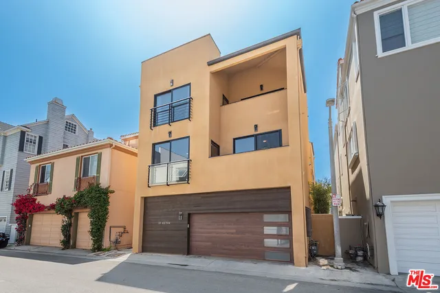 a front view of a multi story residential apartment building