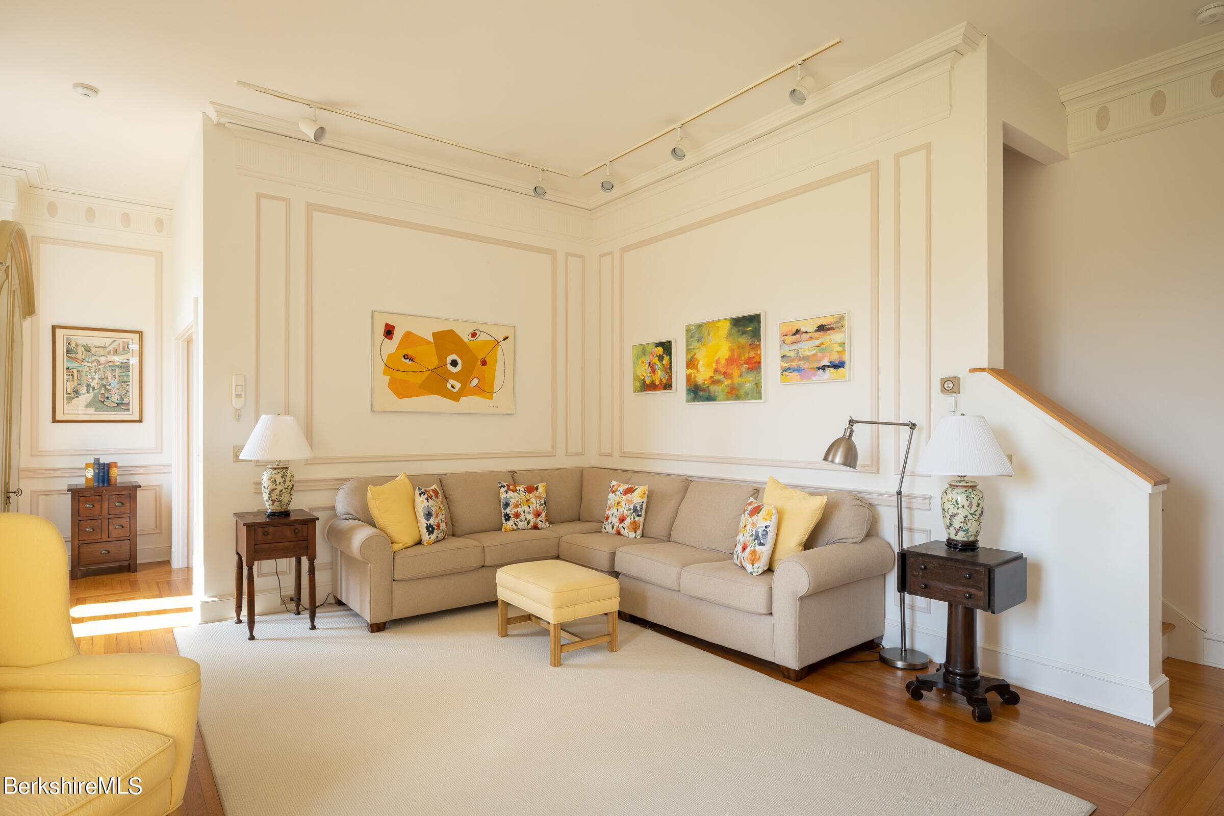 200 Old Stockbridge Road, Unit V2 Lenox, MA 01240 - Photo 6 of 26 Living Room, Moldings, High Ceilings