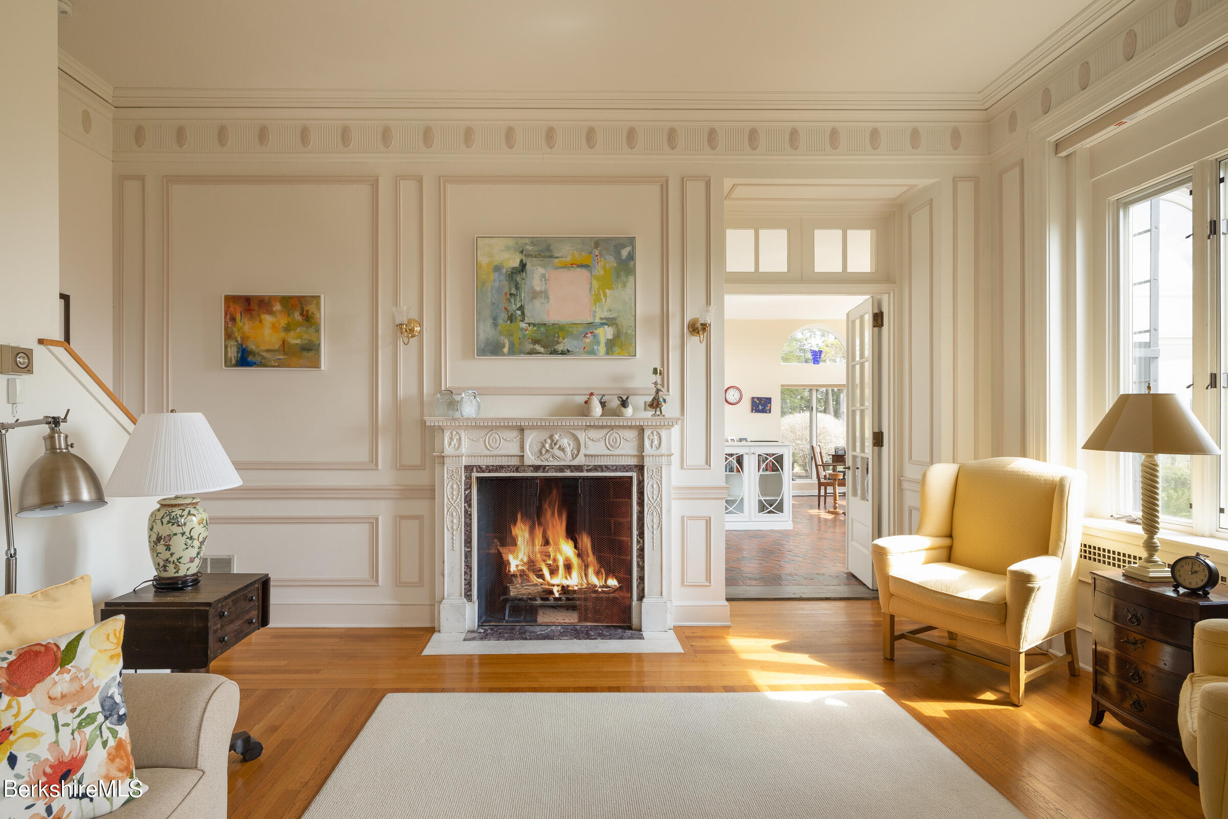 200 Old Stockbridge Road, Unit V2 Lenox, MA 01240 - Photo 8 of 26 Wood-burning Fireplace in Living Room