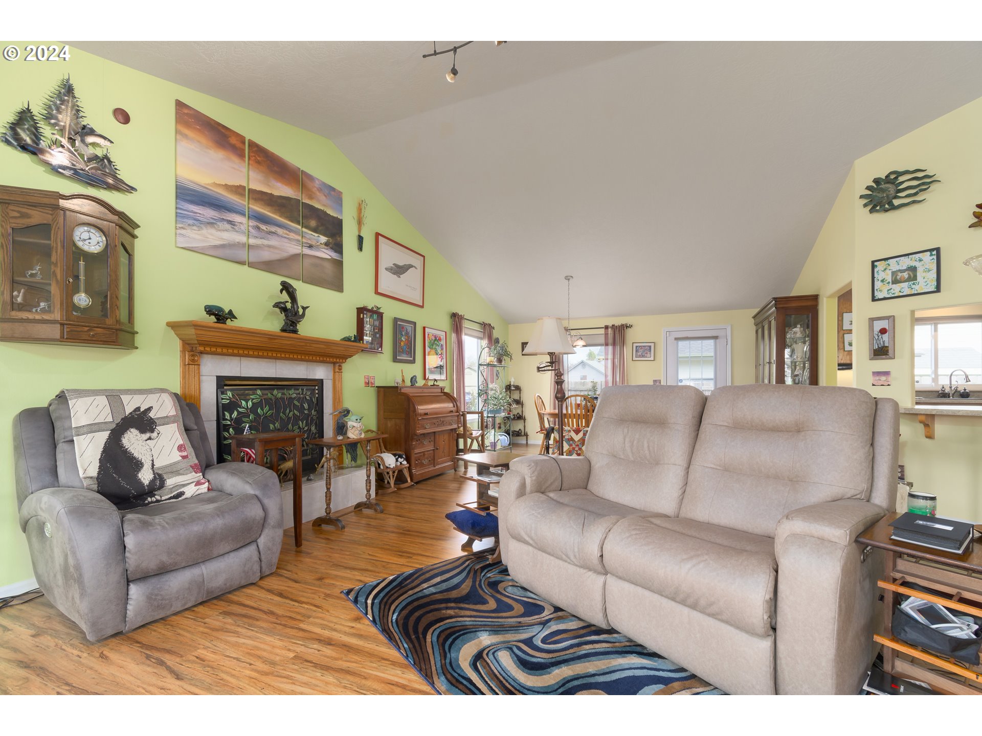 2969 Brett Loop Eugene, OR 97404 - Photo 11 of 33 a living room with furniture and a fireplace
