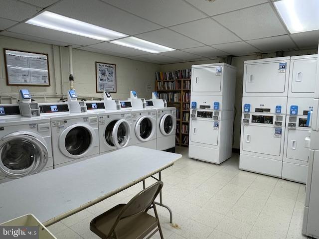 2800 Wisconsin Avenue Northwest, Unit 601 Washington, DC 20007 - Photo 24 of 28 a utility room with dryer and washer
