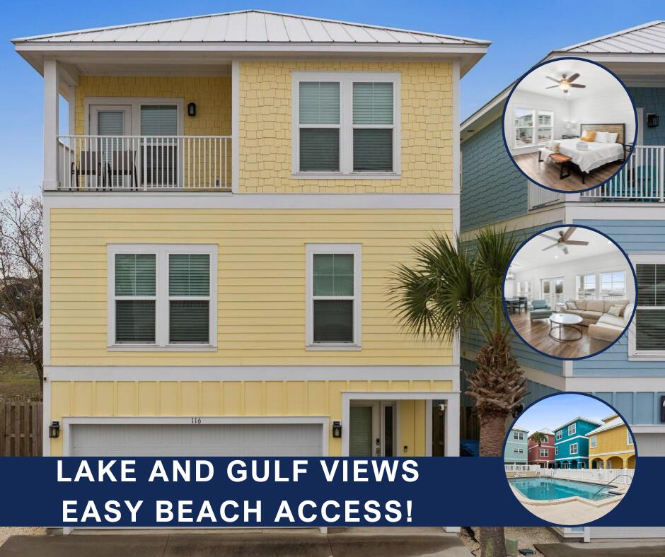 116 Riviera Drive Panama City Beach, FL 32413 - Photo 1 of 66 a front view of a house with entryway
