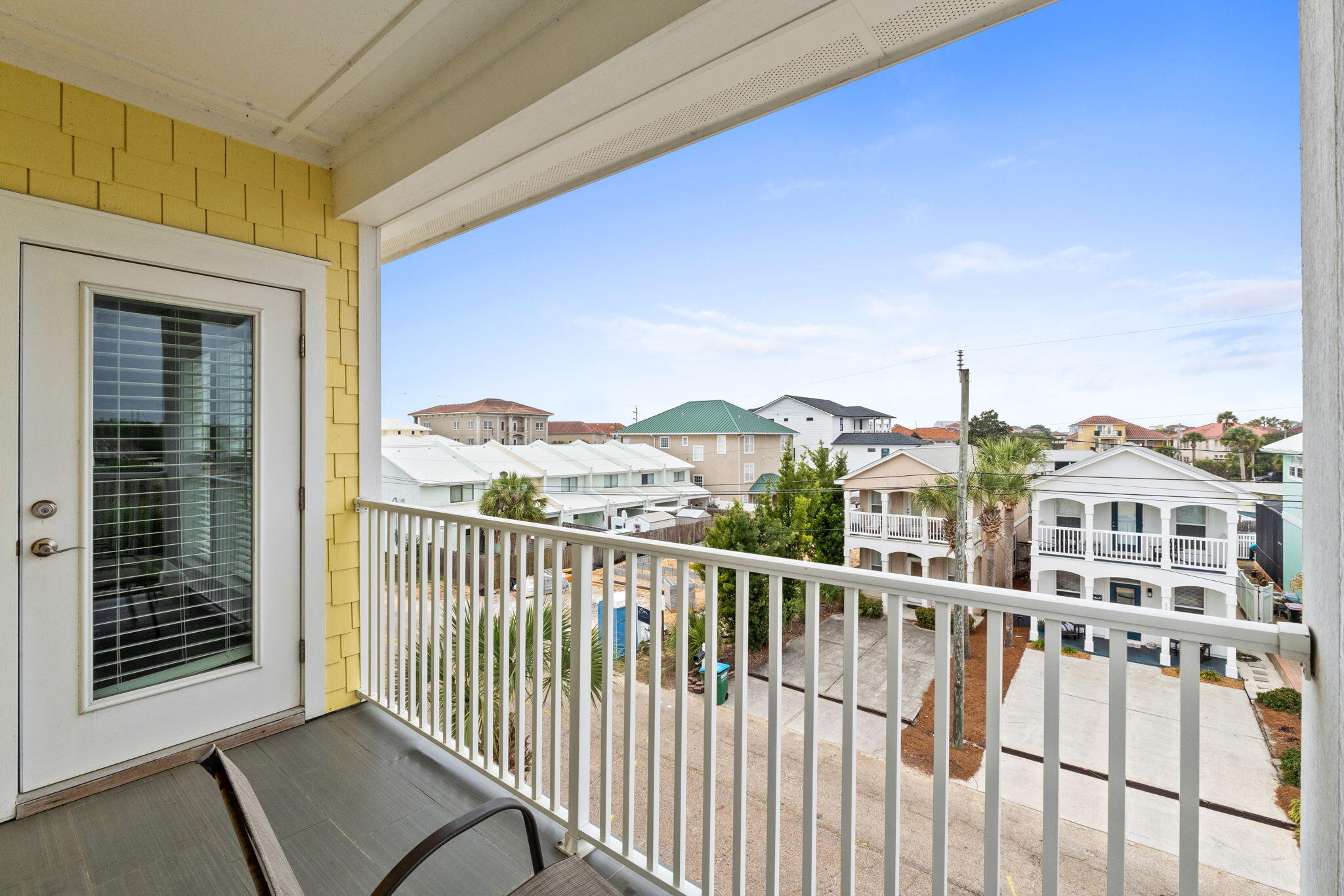 116 Riviera Drive Panama City Beach, FL 32413 - Photo 59 of 66 a view of a balcony with city view