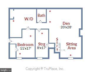 3023 Tarpon Road Riva, MD 21140 - Photo 33 of 33 LOWER LEVEL FLOOR PLAN