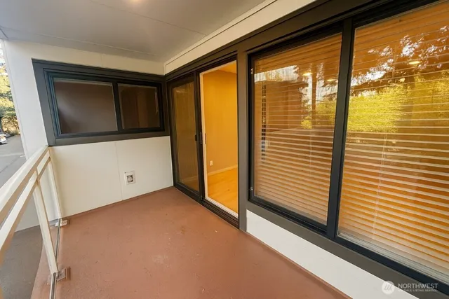 a view of front door