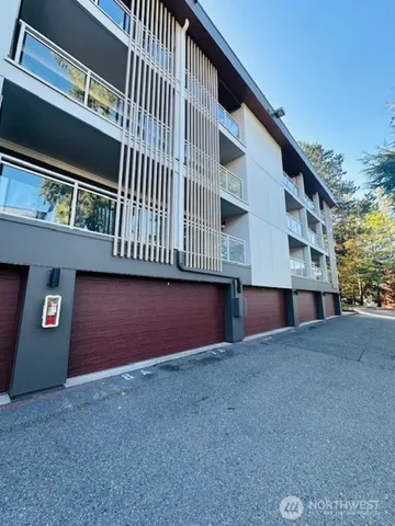 a view of an outdoor space with a street