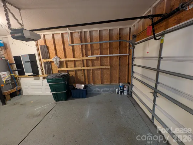 a view of storage and utility room