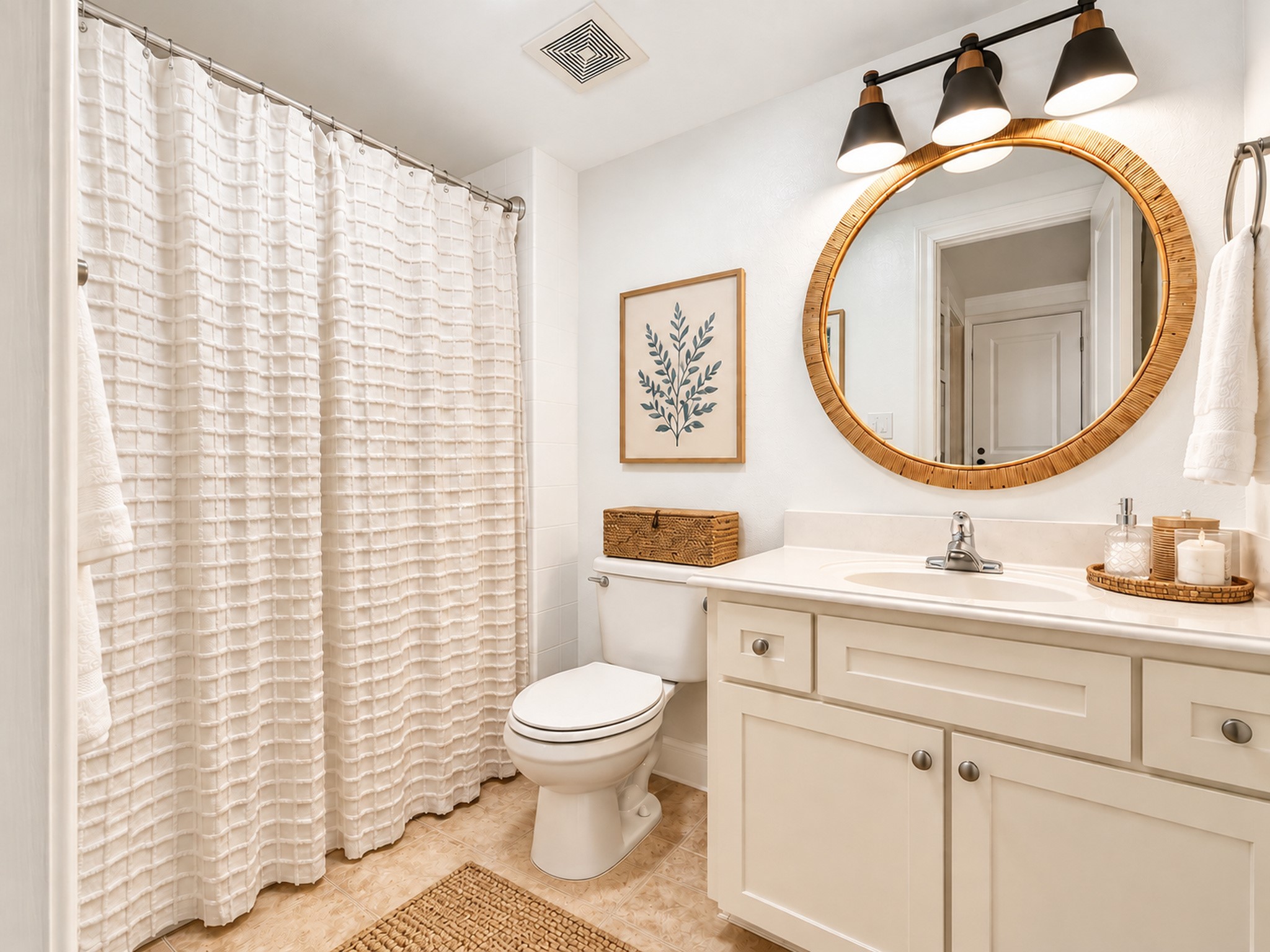 54 Riva Row The Woodlands, TX 77380 - Photo 41 of 50 Ensuite bathroom on the 3rd floor.