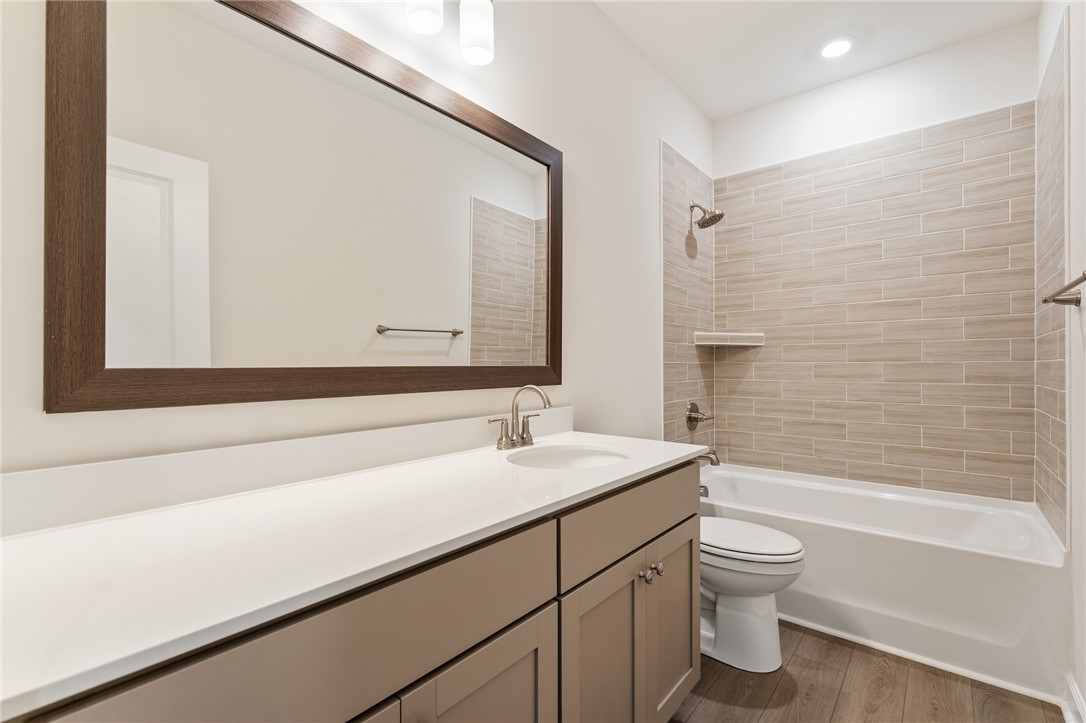 110 Lakeside Drive Anderson, SC 29621 - Photo 27 of 34 This sleek bathroom features contemporary fixtures and modern finishes, creating a tranquil oasis.