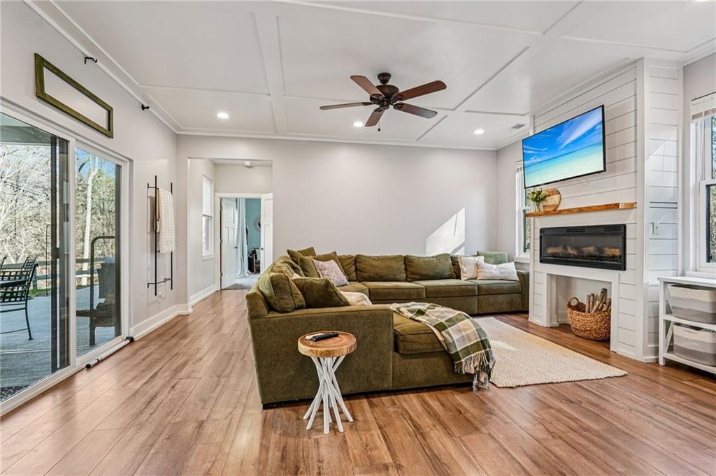744 Narroway Trail Dallas, GA 30132 - Photo 14 of 59 a living room with furniture and a flat screen tv