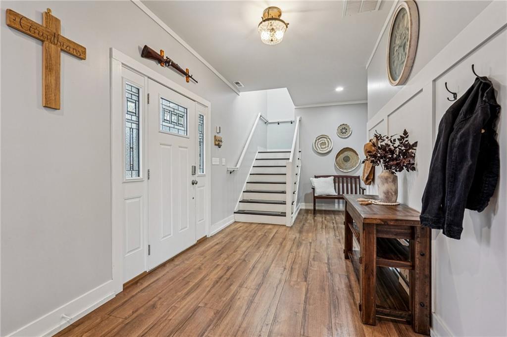 744 Narroway Trail Dallas, GA 30132 - Photo 9 of 59 a view of livingroom with furniture and wooden floor