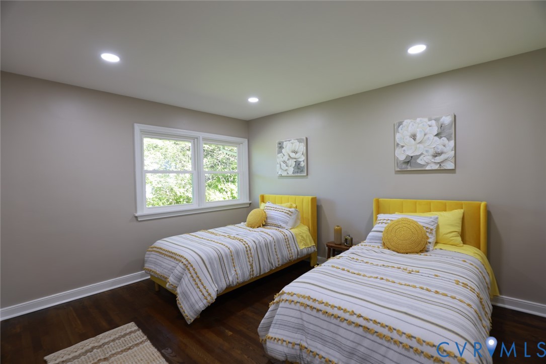 3007 Dunwick Road Richmond, VA 23230 - Photo 13 of 49 Recessed lighting, wood-finish flooring, and white