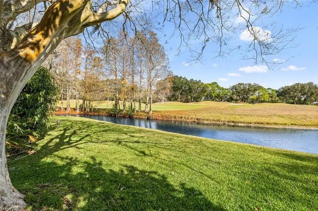 a view of an outdoor space and a lake view