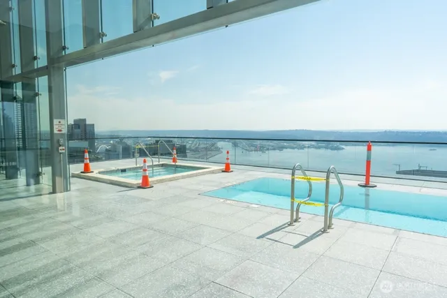a view of a room with chairs