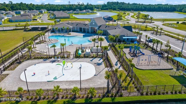 a view of outdoor space with seating