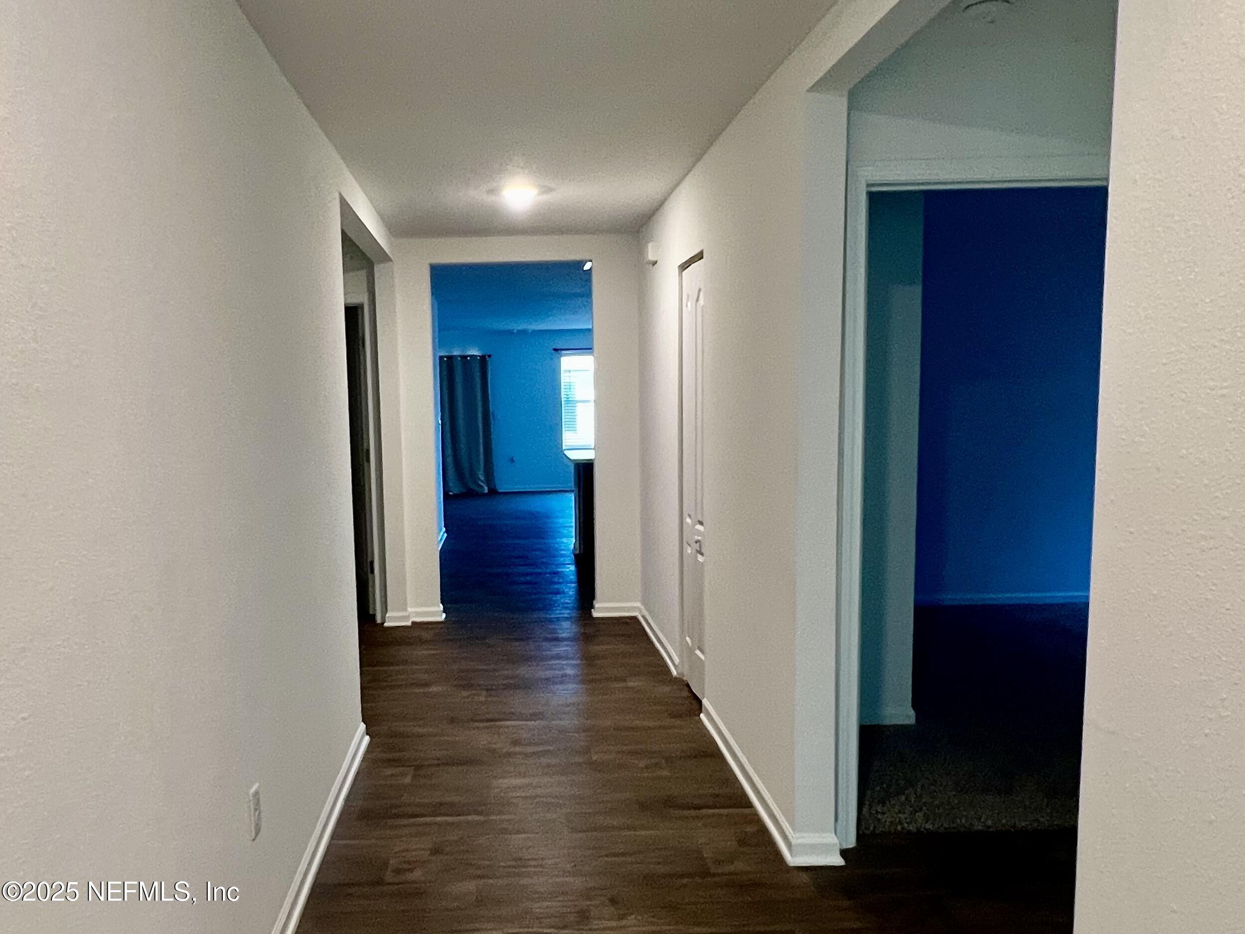 12659 European Beech Road Jacksonville, FL 32218 - Photo 5 of 30 a view of a hallway with wooden floor