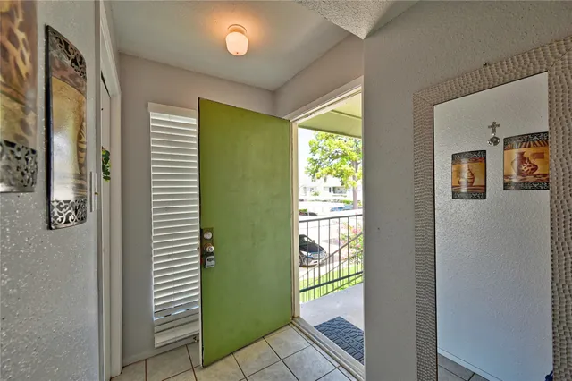 a view of an outdoor space with seating area