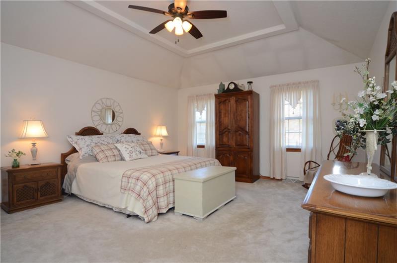 480 Sebring Road Beaver, PA 15009 - Photo 15 of 25 With 3 windows and a high, tray ceiling, this master has all the room you will need.