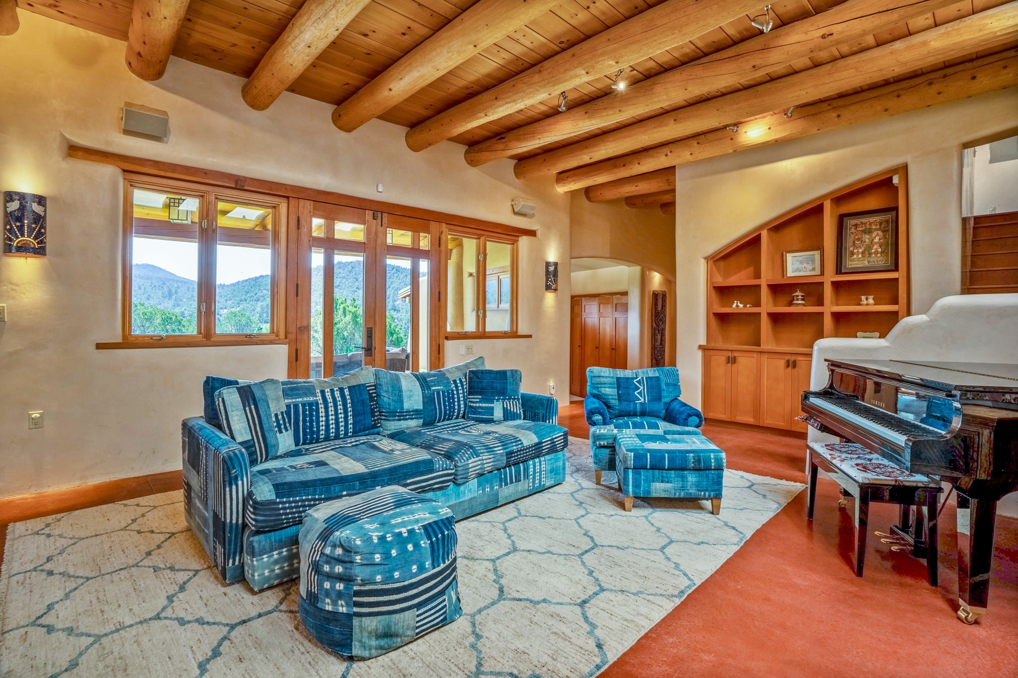 1564 Cerro Gordo Road Santa Fe, NM 87501 - Photo 5 of 53 Lower House Living Room