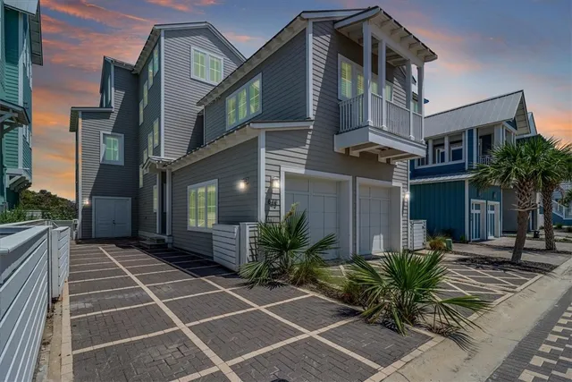 a view of a house with a patio