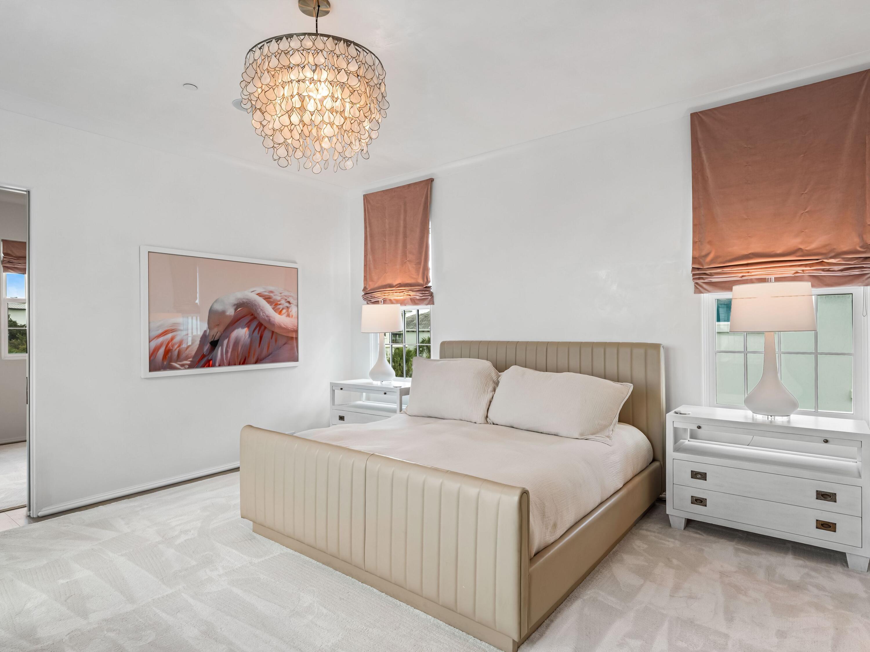 41 Elysee Ct Inlet Beach Inlet Beach, FL 32461 - Photo 22 of 59 a bedroom with a bed and a painting on the wall