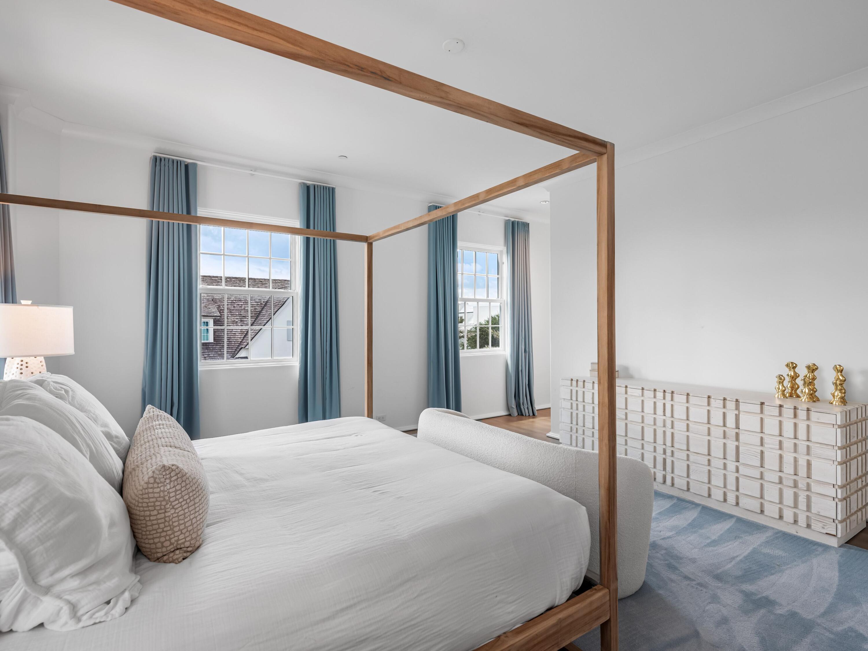 41 Elysee Ct Inlet Beach Inlet Beach, FL 32461 - Photo 42 of 68 a bedroom with a large bed and a window