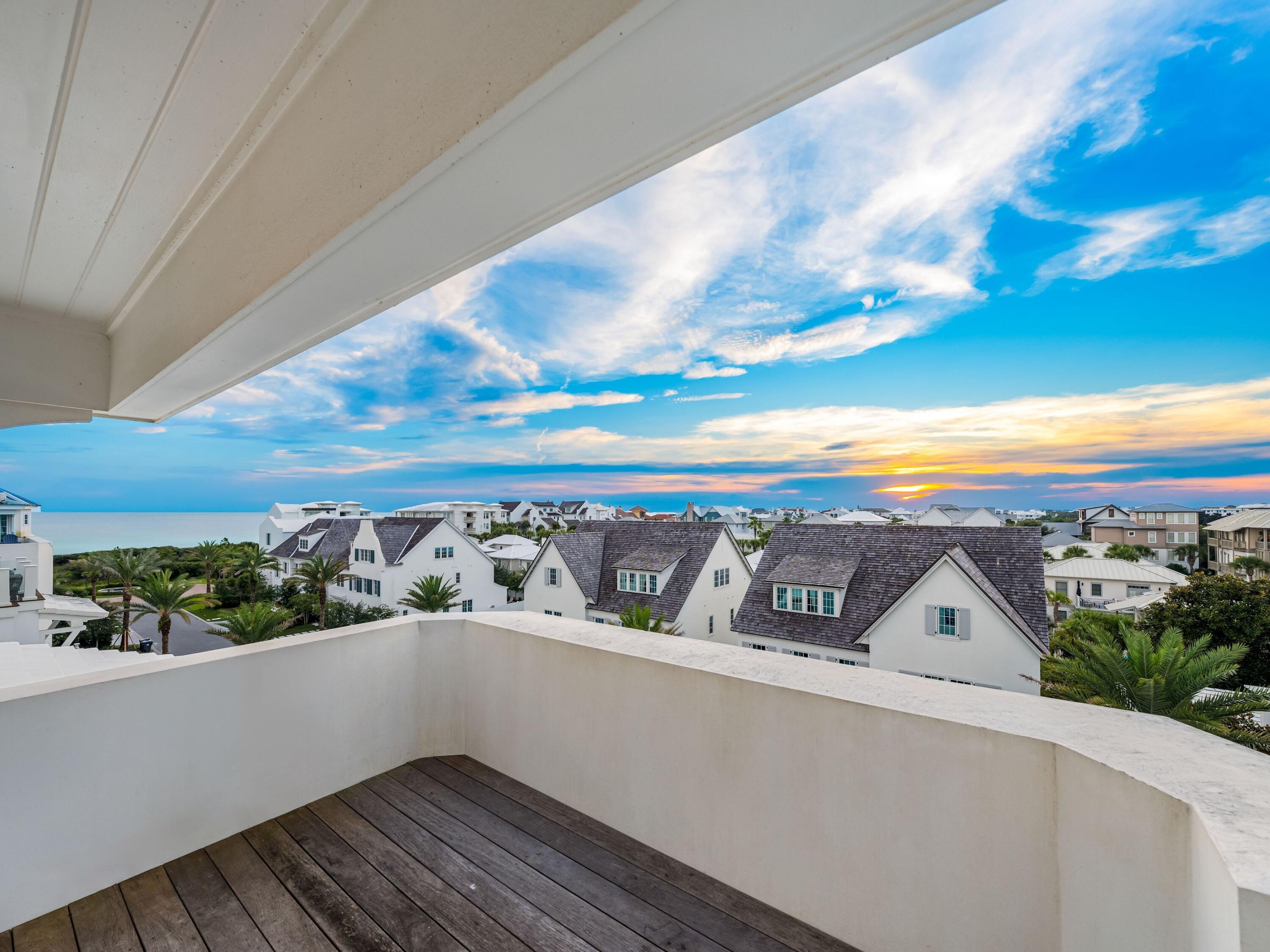 41 Elysee Ct Inlet Beach Inlet Beach, FL 32461 - Photo 51 of 68 a view of a balcony with an ocean view