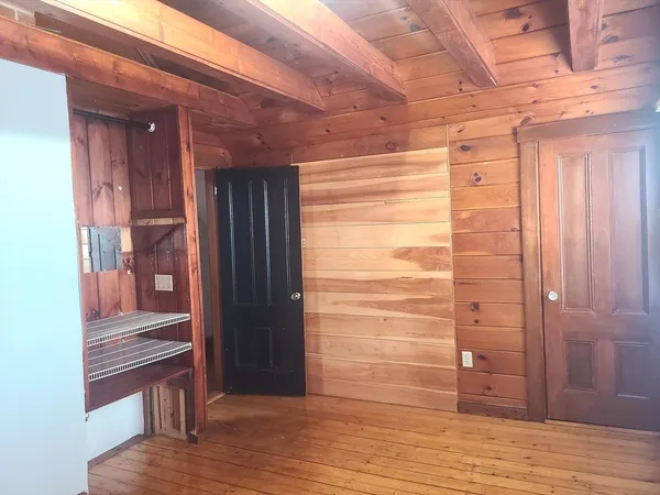 a view of front door of house