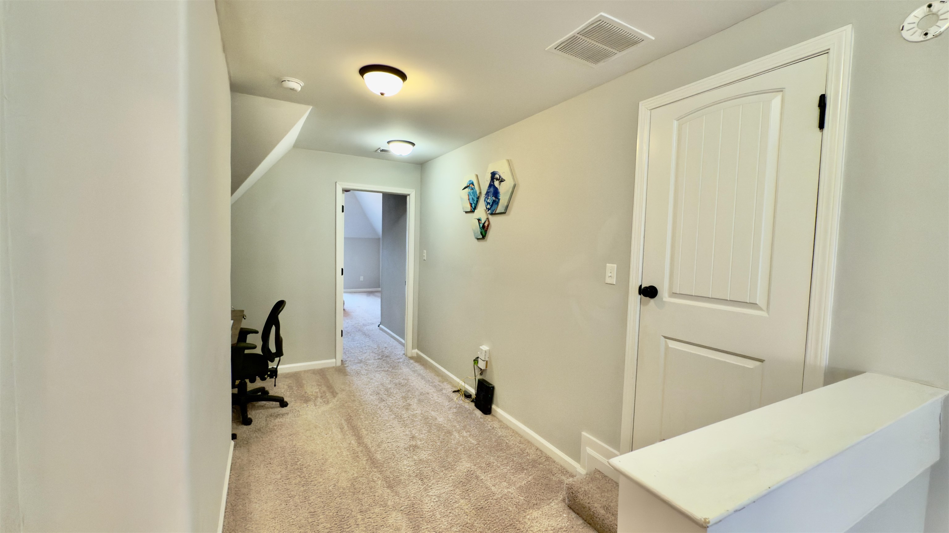 1280 Mountain Side Drive Collierville, TN 38017 - Photo 18 of 29 Hallway with baseboards, carpet flooring, and visible vents