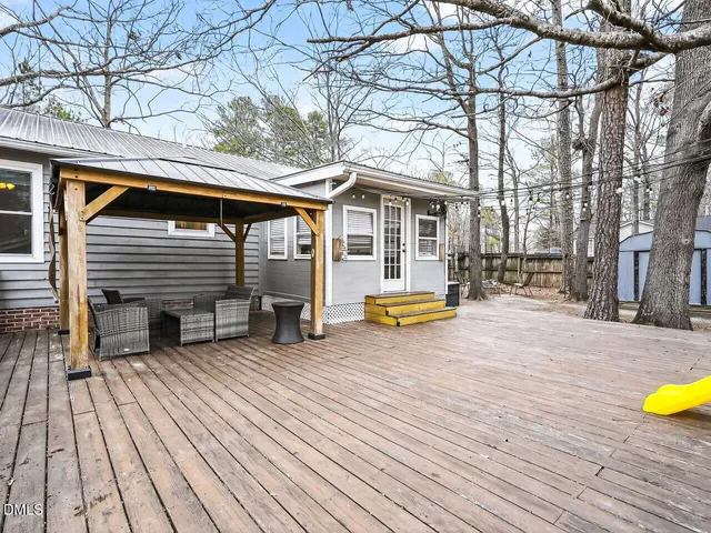a view of a house with a patio