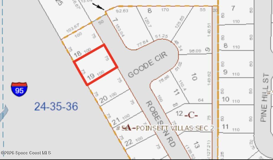 0 Robeson (lot 19) Road Cocoa, FL 32926 - Photo 1 of 1 Map