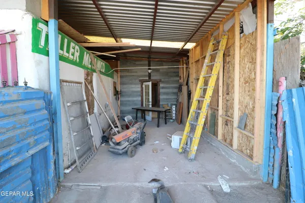 a car parked in front of a building