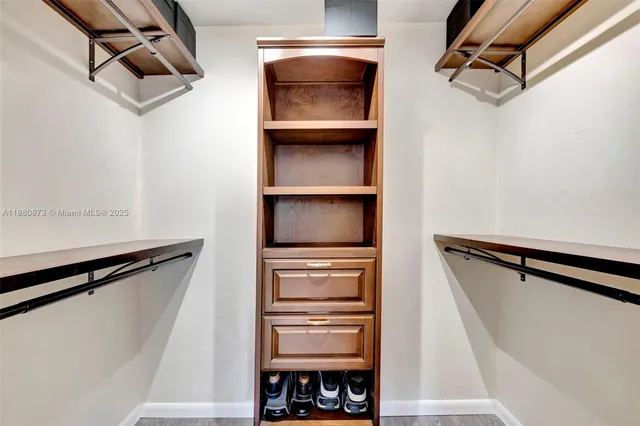 a view of closet