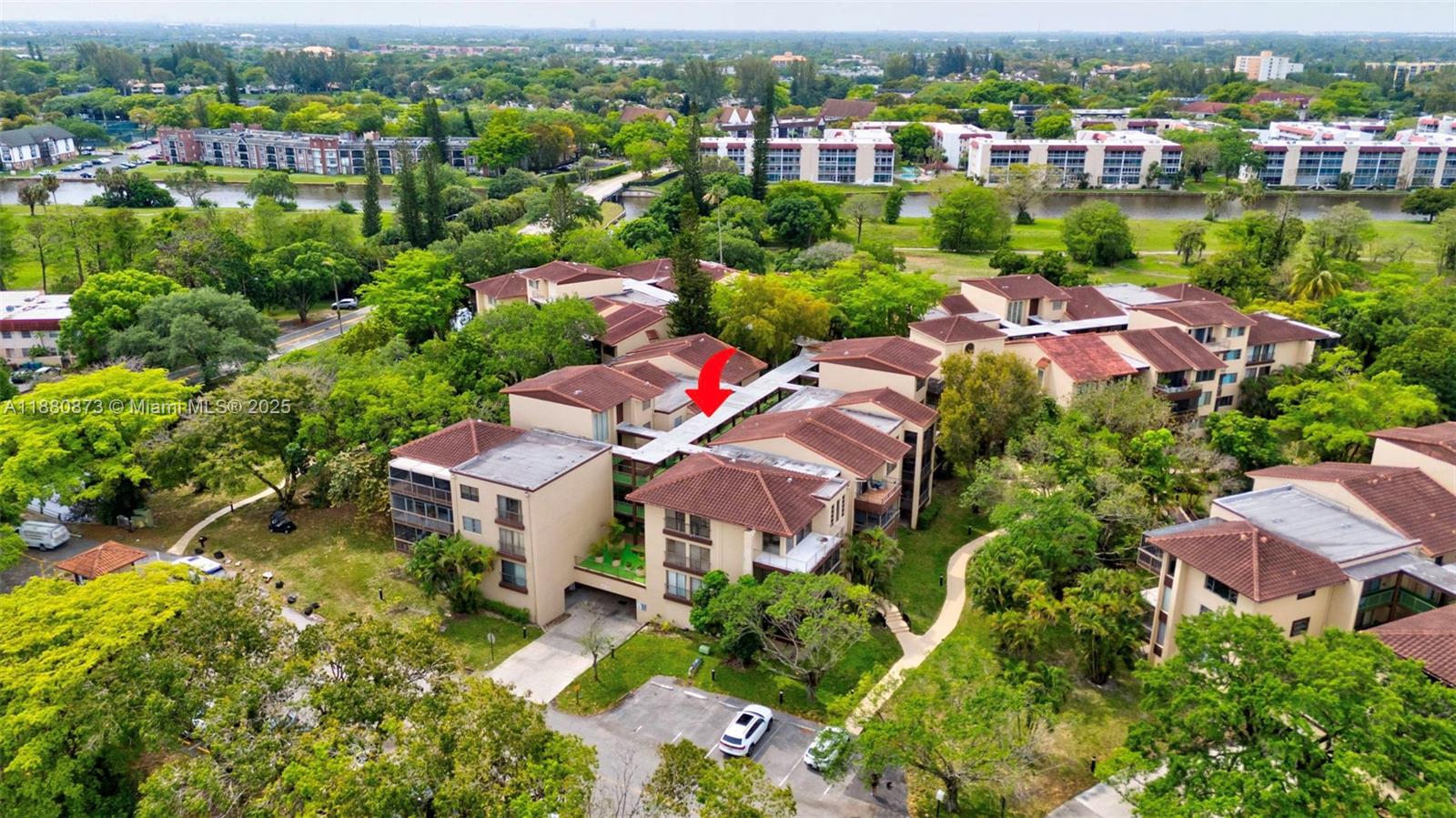 6010 South Falls Cir Drive, Unit 419 Lauderhill, FL 33319 - Photo 36 of 45 an aerial view of residential houses with outdoor space