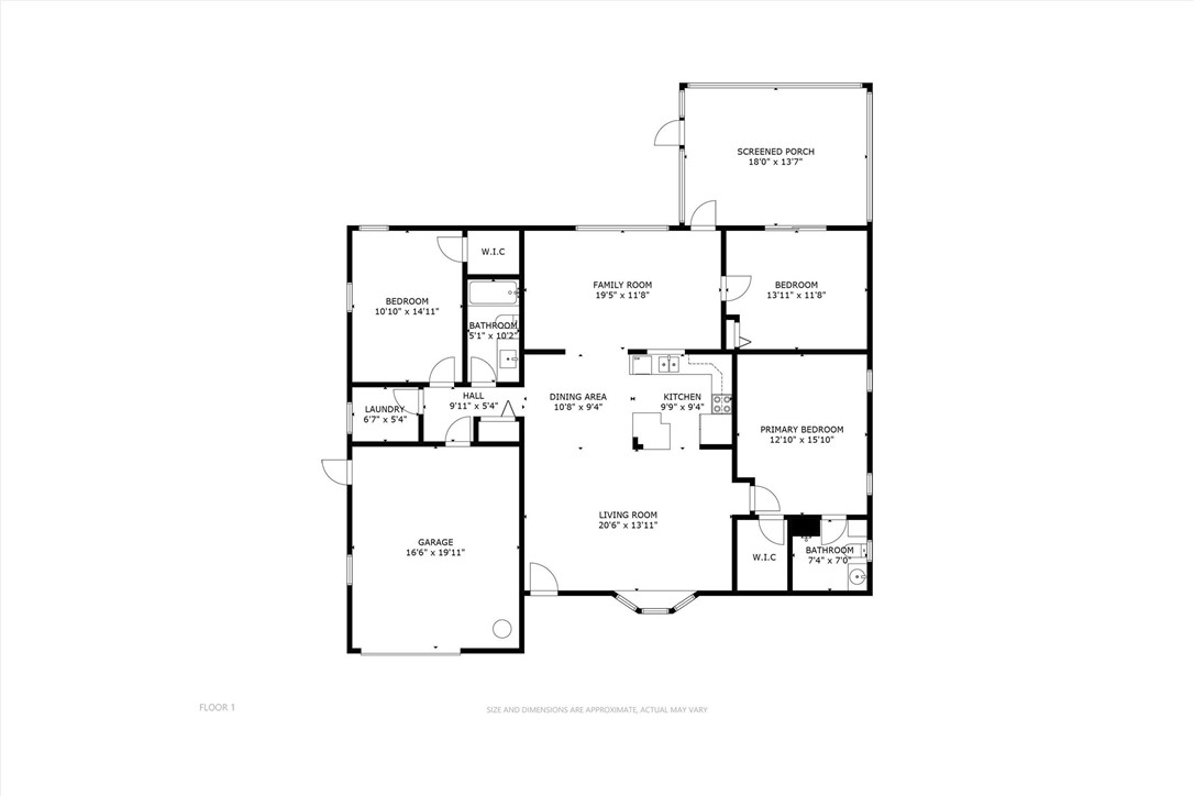 1121 Clearmont Street Sebastian, FL 32958 - Photo 31 of 31 a picture of floor plan