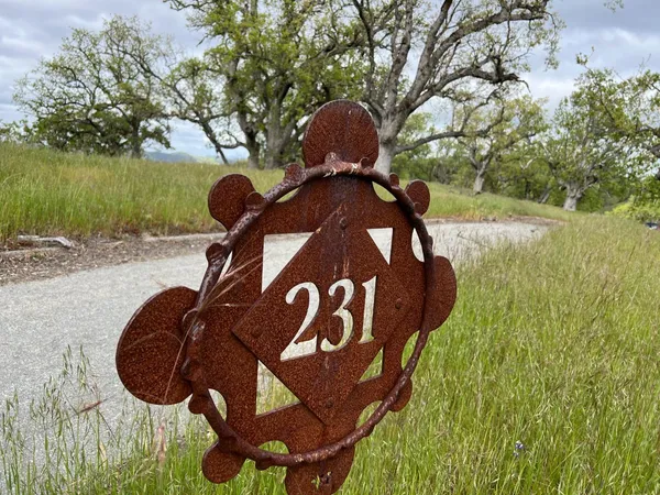 a view of a green yard