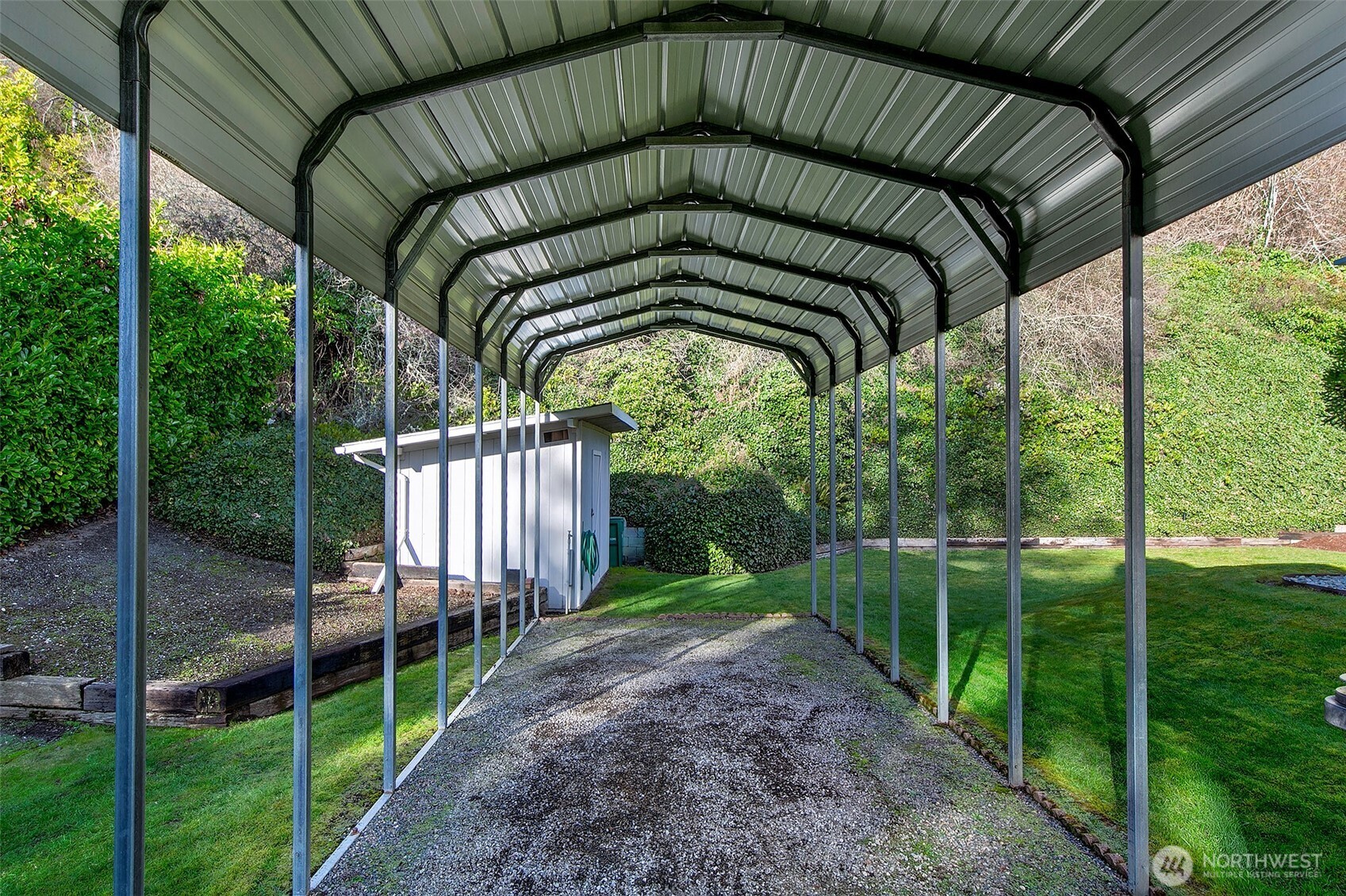 2624 Southwest 172nd Street Burien, WA 98166 - Photo 27 of 30 a view of a backyard with a garden