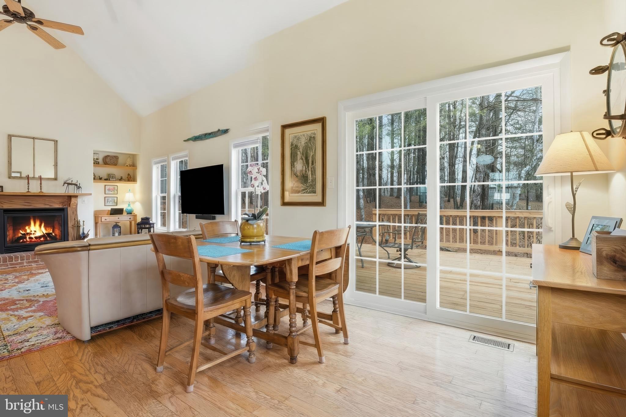 15403 Froggy Bottom Lane Rixeyville, VA 22737 - Photo 16 of 51 Dining area and back deck access