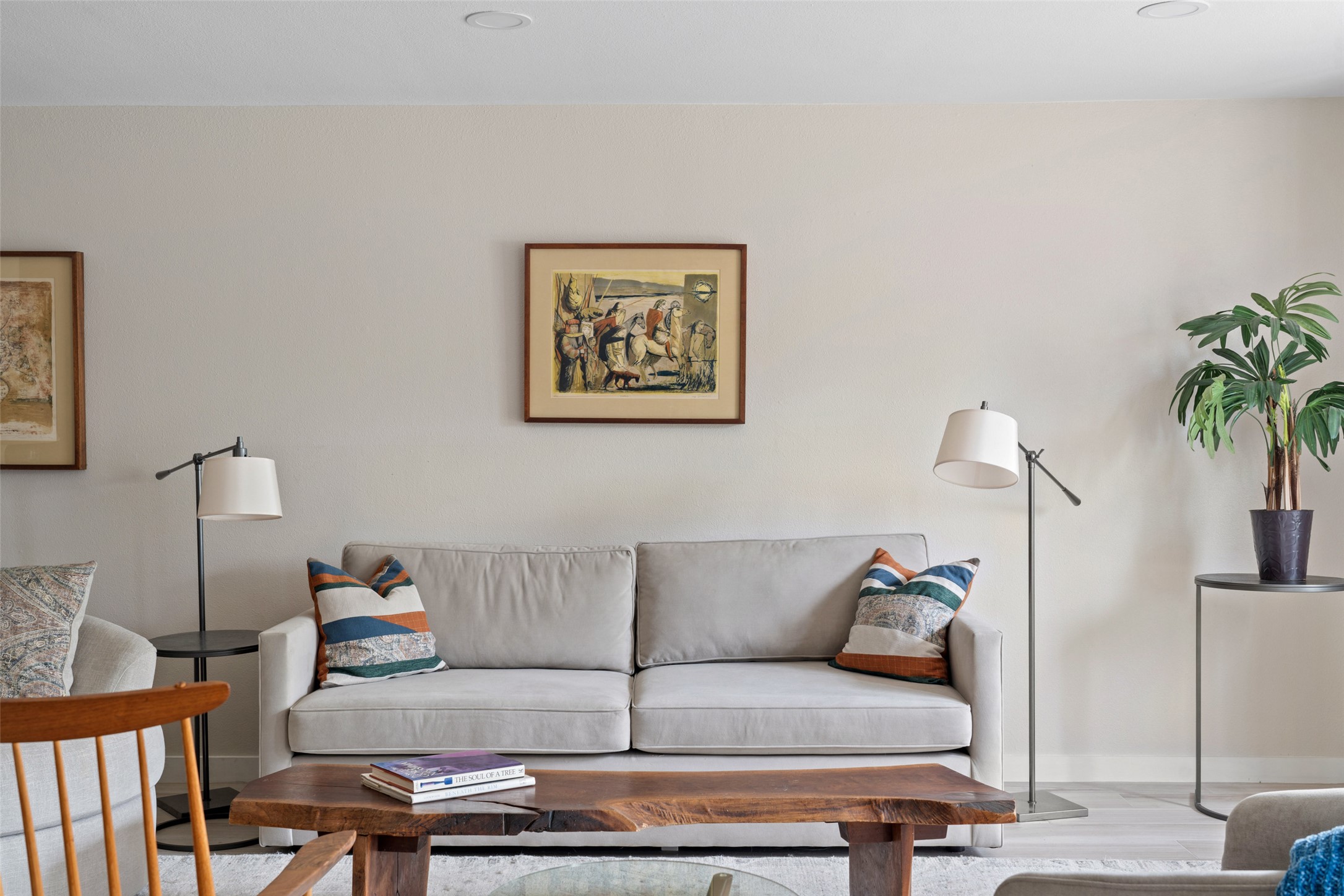 3467 North Hills Drive Austin, TX 78731 - Photo 5 of 40 a living room with furniture and a lamp
