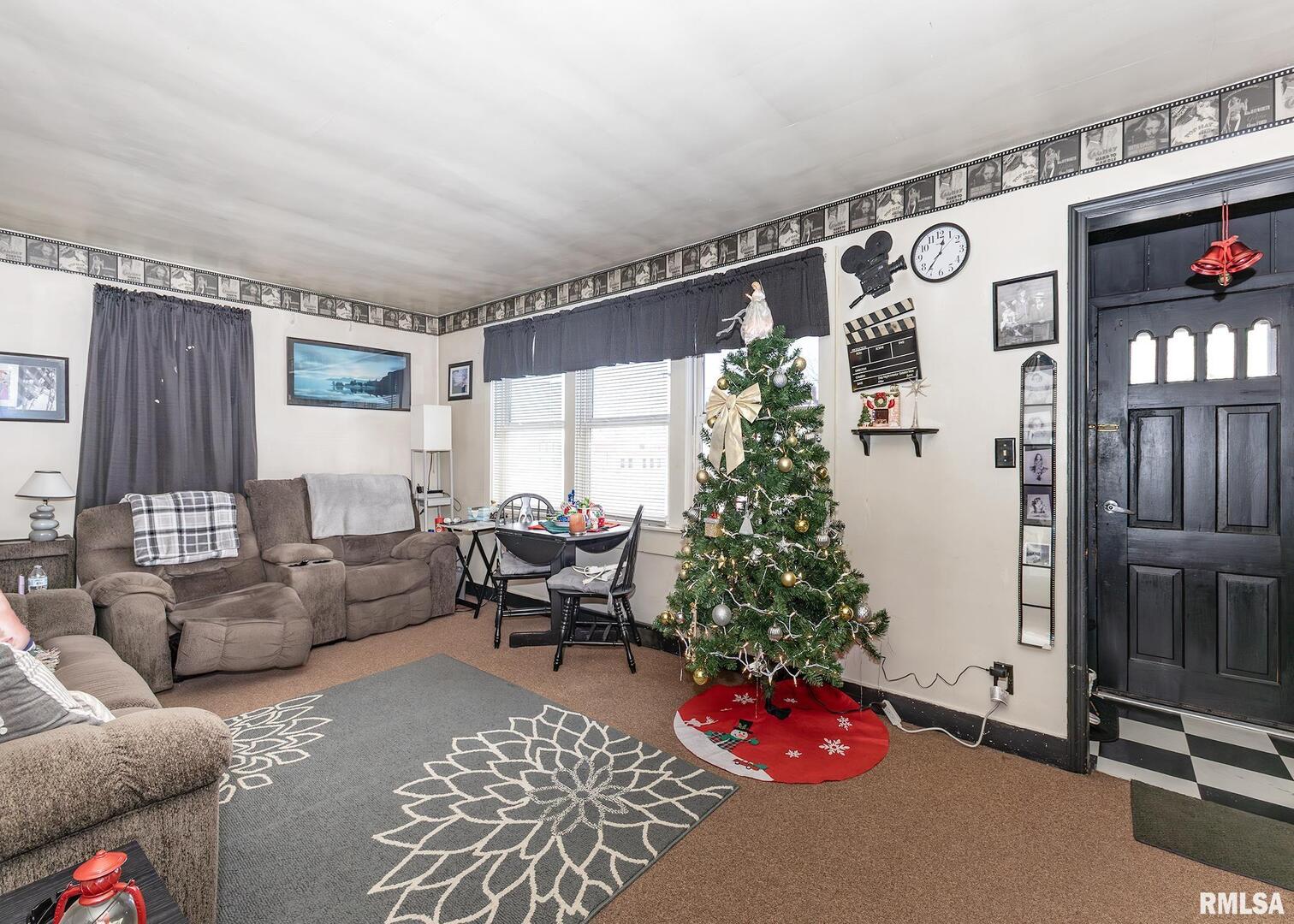 116 West Garfield Street Kewanee, IL 61443 - Photo 5 of 23 a living room with furniture and a potted plant