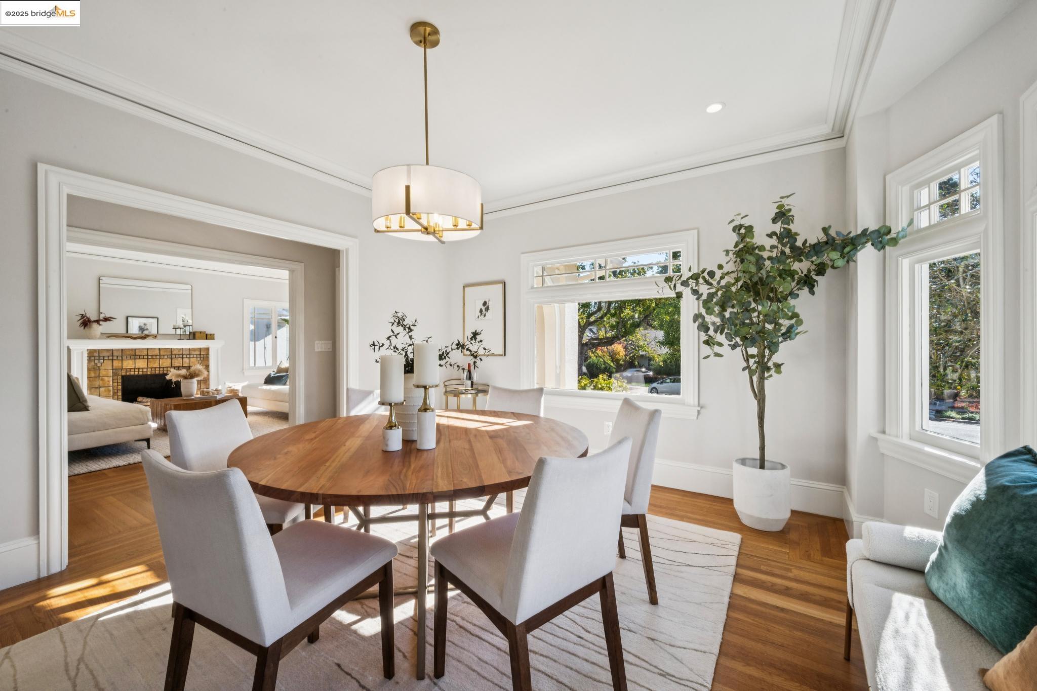 1833 Sonoma Avenue Berkeley, CA 94707 - Photo 15 of 57 a view of a dining room with furniture window and wooden floor
