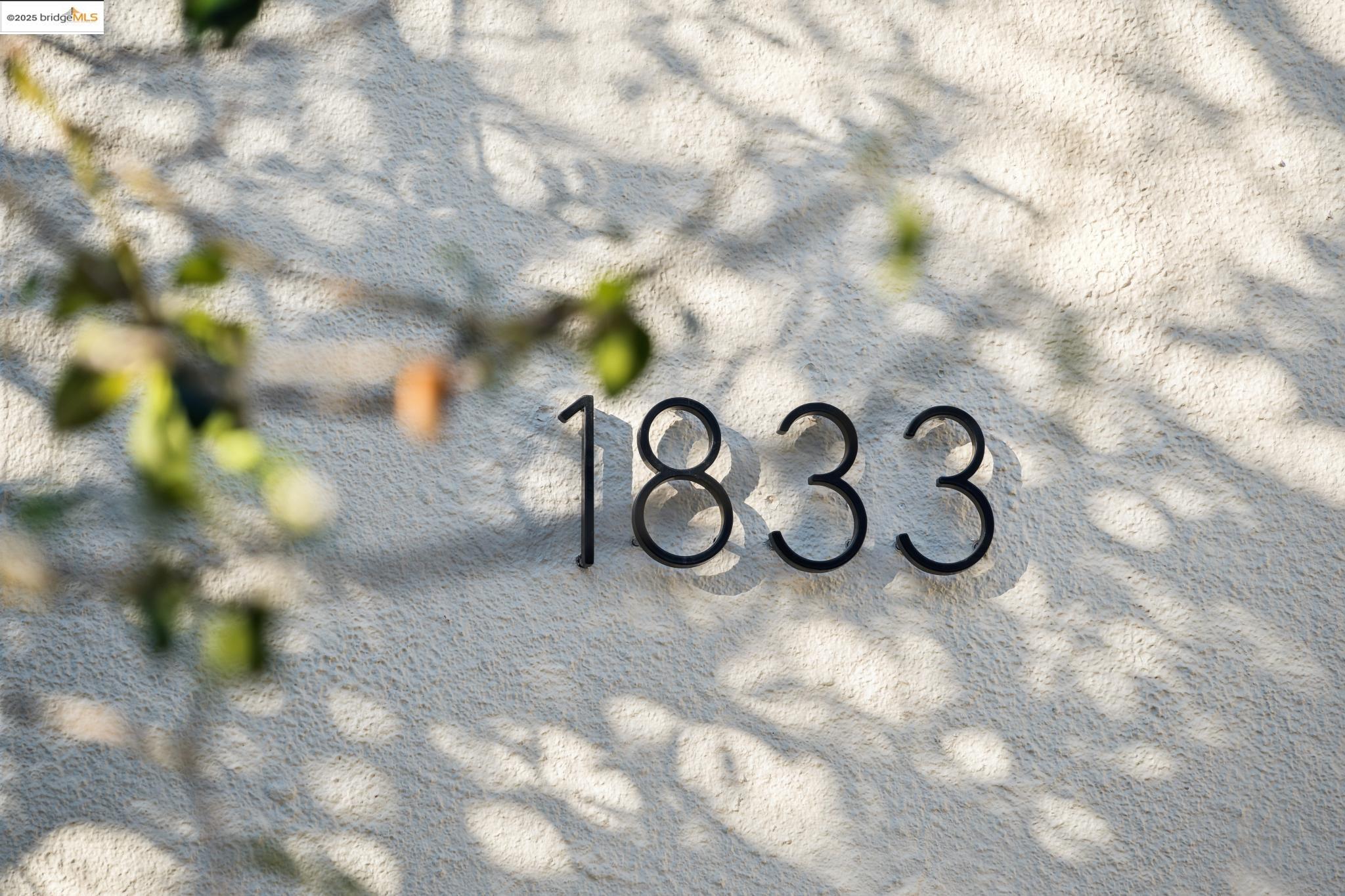 1833 Sonoma Avenue Berkeley, CA 94707 - Photo 5 of 57 Home Address Numbers