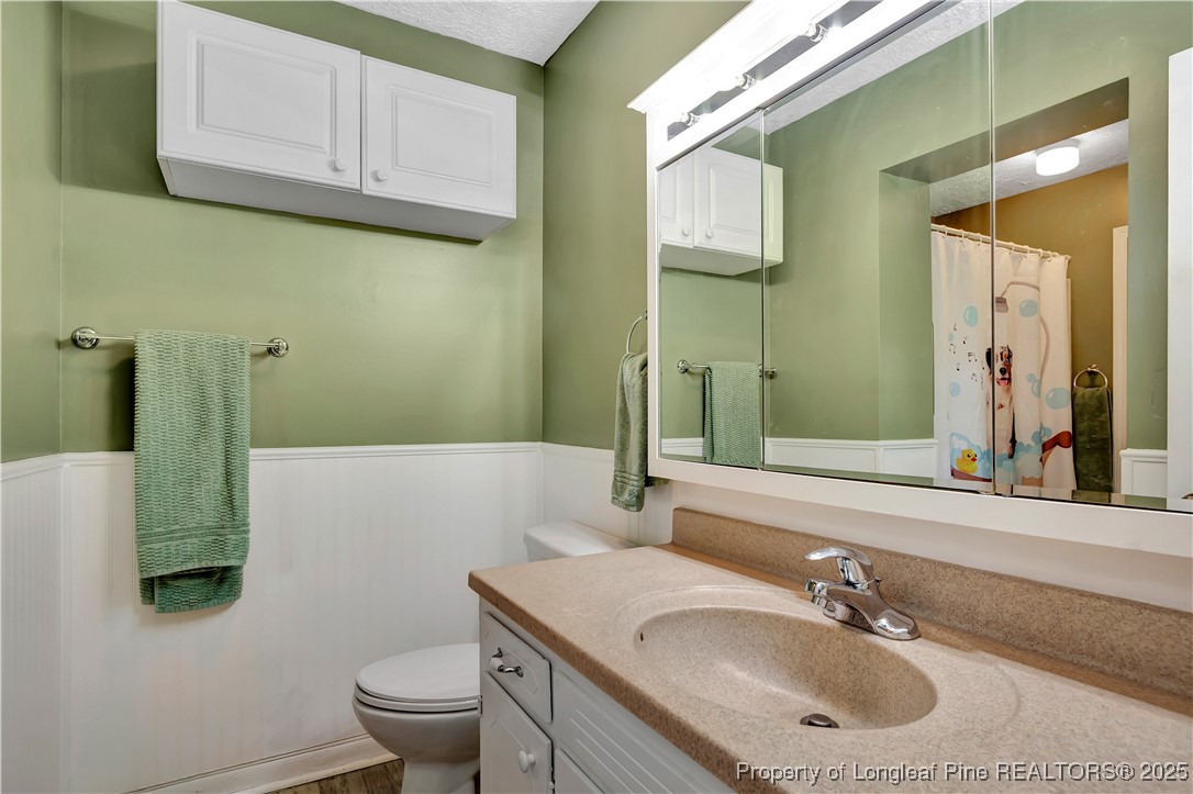 994 East Great Marsh Church Road St. Pauls, NC 28384 - Photo 29 of 30 a bathroom with a sink toilet and mirror