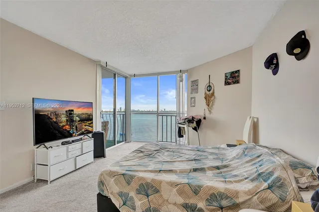 a view of a livingroom with furniture and storage