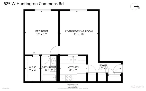 $160,000 | 625 West Huntington Commons Road, Unit 208, Mount Prospect, IL 60056