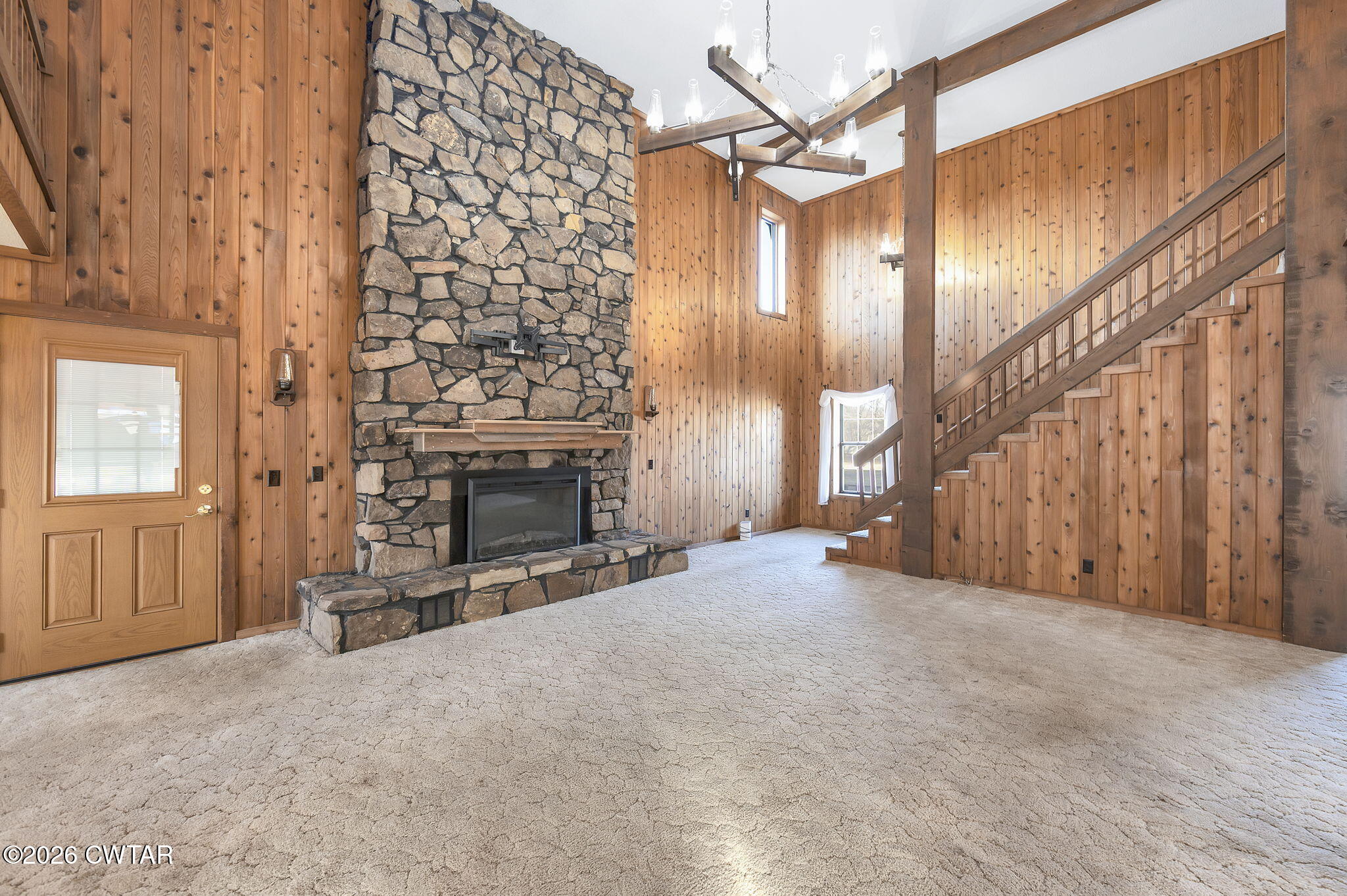 250 Collins Road Dresden, TN 38225 - Photo 16 of 43 a view of an empty room with a fireplace