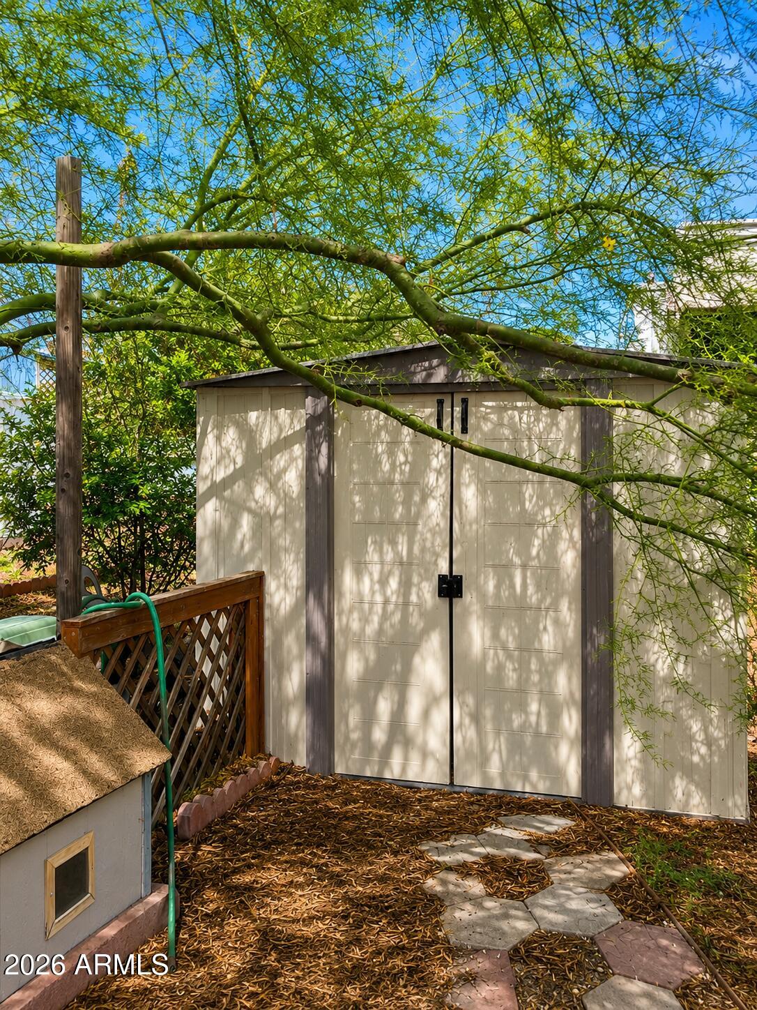 3405 South Tomahawk Road, Unit 139 Apache Junction, AZ 85119 - Photo 12 of 13 Storage shed