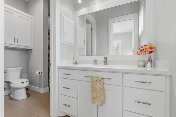 a outdoor space with patio the couches and a fireplace